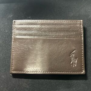 Polo by Ralph Lauren Brown Leather Card Holder